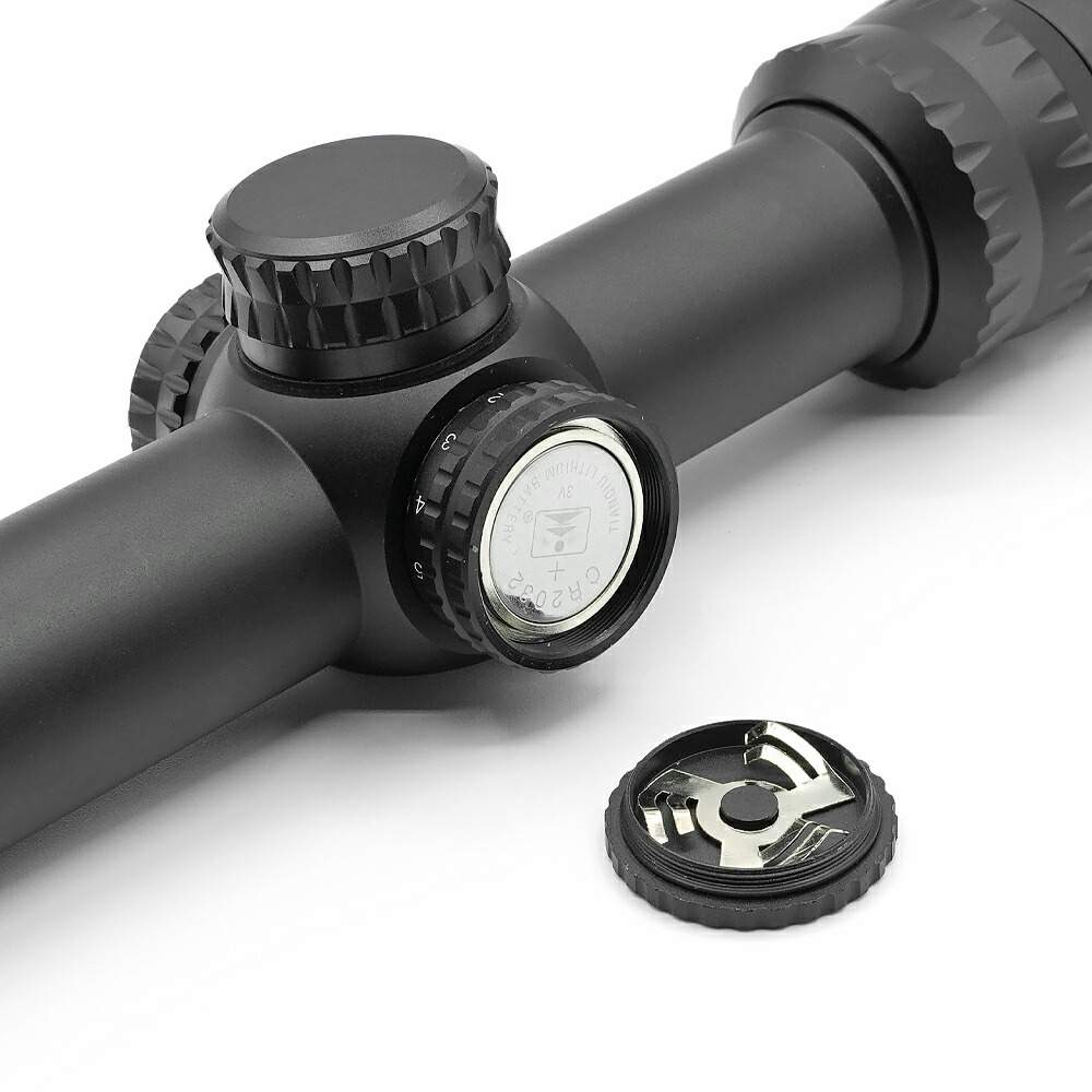 Evolution Gear 製 LPVO 1-4x24 タクティカル ショートスコープ 発光