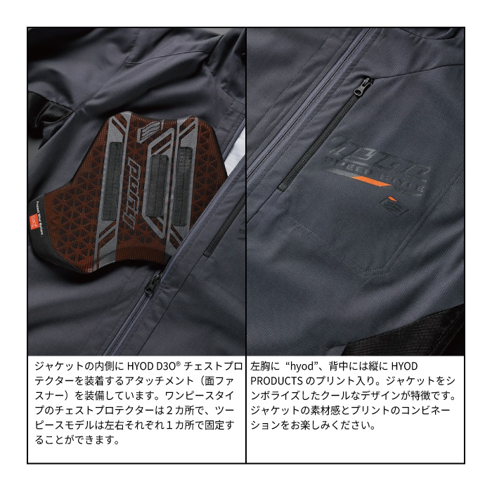 ヒョウドウ STJ494D HYOD COOL TECH D3O STRETCH PARKA : 京都MC