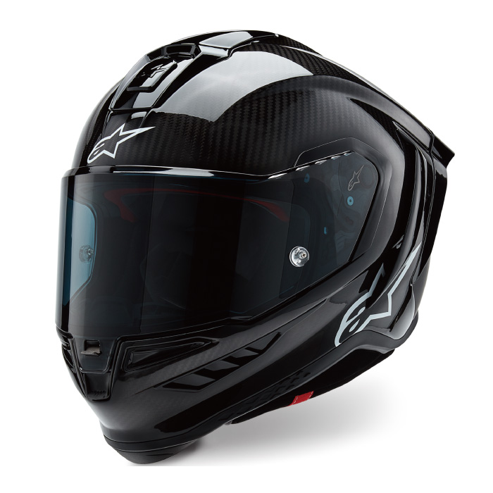 ApCX^[Y SUPERTECH R10 SOLID HELMET JIS/FIM (8200124) BLACK CARBON MATT/GLOSSY(1902)