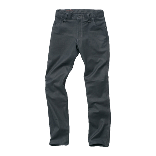 qEhE SMP006M SMART LEATHER D3O TAPERED MESH PANTS U[pc