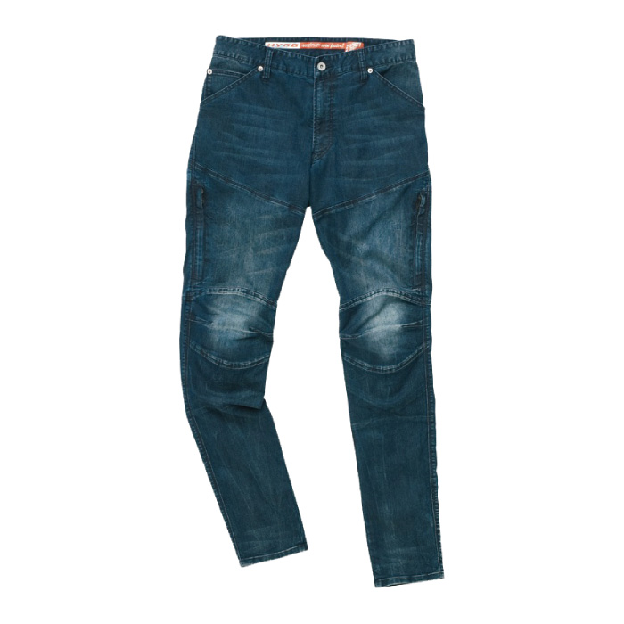 ヒョウドウ HYD537D HYOD D3O BIKERS ZIP VENT INDIGO(aged-wash)