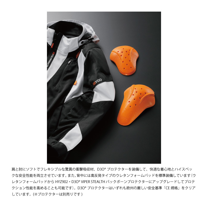 ヒョウドウ STJ039DN ST-S LUNY D3O PARKA BLACK : 京都MC