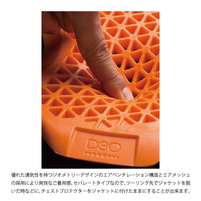 HYOD ヒョウドウ HRZ912 D3O AIR CHEST PROTECTOR Separat : 京都MC