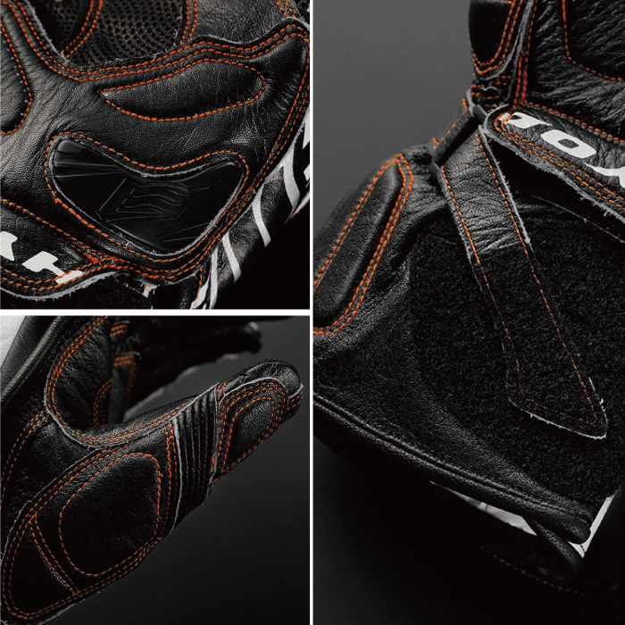 HYOD HRG203DL DYNAMIC D3O RACING GLOVES(Fast-Hide