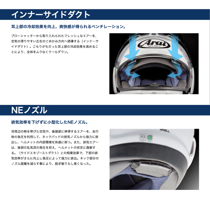アライ RX-7X OGURA ヘルメット｜nankai-kyoto｜06