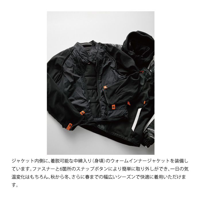 HYOD STJ614DN ST-W SPEED PARKA D3O テキスタイルジャケット