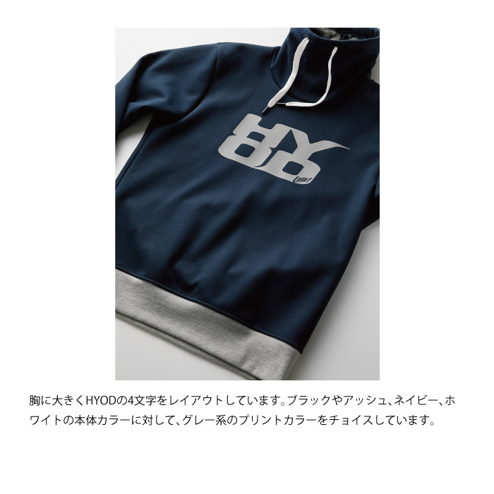 HYOD STU741 WIND BLOCK HI NECK HEAT SWEAT SHIRTS ヒョウドウ バイク用防寒インナー バイク ウェア : 54197 : 京都MC ヤフー店