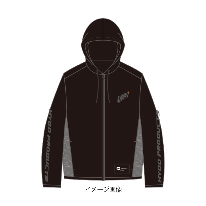 HYOD HIU513 HYOD iD FULL ZIP PARKA BLACK/HEATHER GREY フルジップパーカ ヒョウドウ｜nankai-kyoto