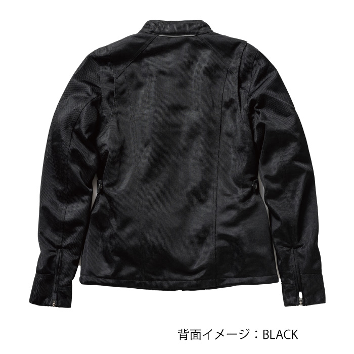 ロッソスタイルラボ ROJ120 スタイルアップメッシュジャケット BLACK RossoStyleLab (レディース)｜nankai-kyoto｜02