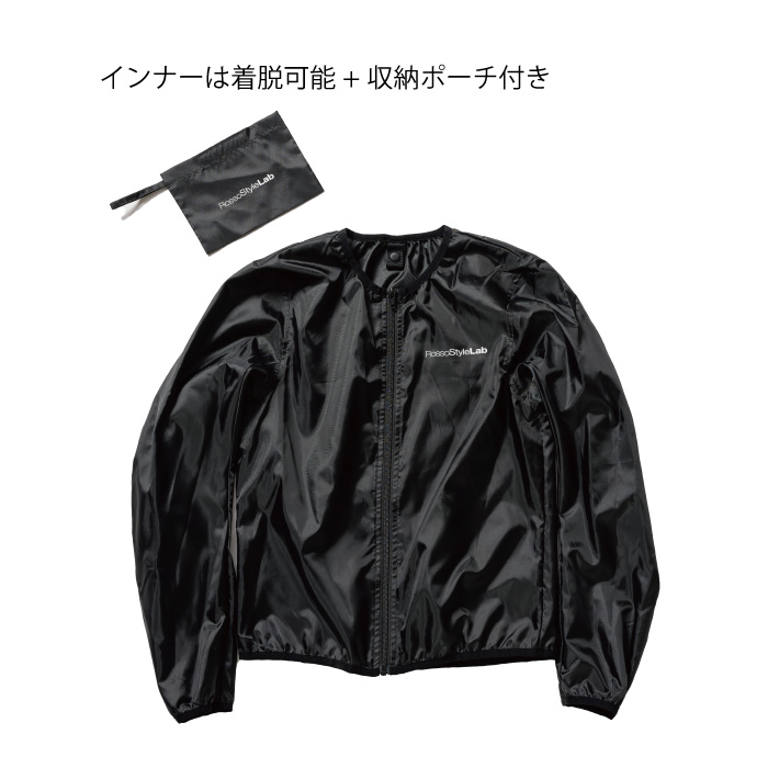 ロッソスタイルラボ ROJ120 スタイルアップメッシュジャケット BLACK RossoStyleLab (レディース)｜nankai-kyoto｜03