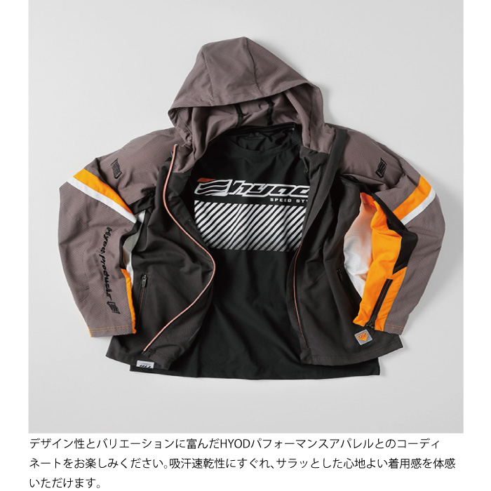 ヒョウドウ STJ310DM ST-S UCHIMIZU VENTED D3O COOL DRY PARKA｜nankai-kyoto｜08