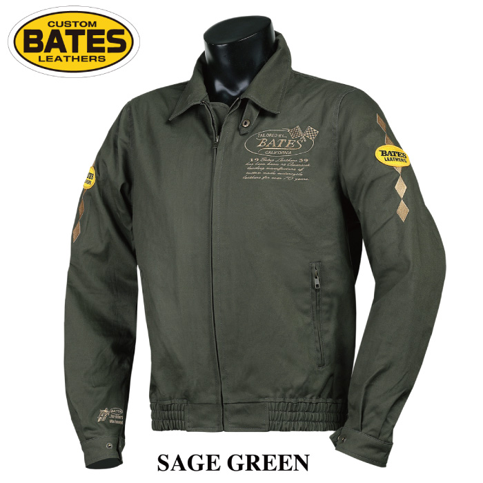 BATES バイクジャケット オリーブグリーンL サイズ カワサキパーツ/ウエア＆グッズオンラインショップカワサキ