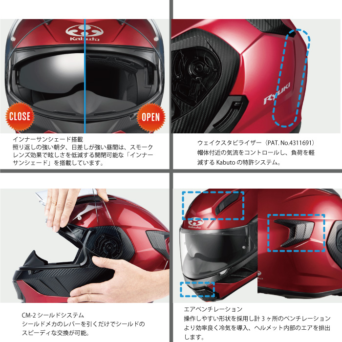 オフロードヘルメット KBC トリコロールカラー XL(61-62㎝) オフロードヘルメット KBC トリコロールカラー XL(61-62㎝) オフ