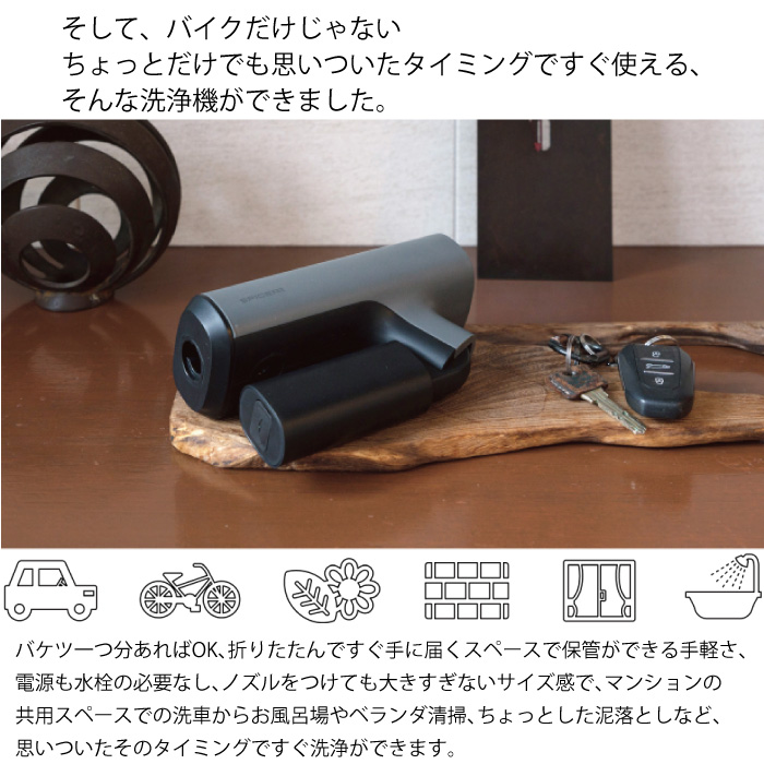 サインハウス SPICERR ポケッタブル高圧洗浄機+ジェットファン