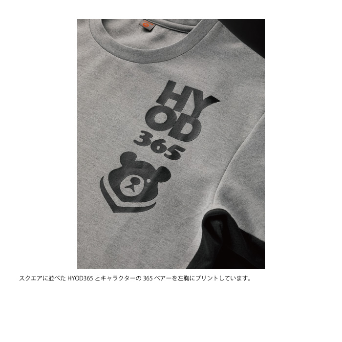 ヒョウドウ H3U007 HYOD365 SHORT SLEEVE T-SHIRTS｜nankai-kyoto｜07
