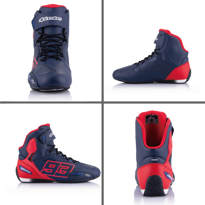 【美品】Alpinestarsハイカットレーシングシューズ ライディングバイク アルパインスターズ（alpinestars） アルパインスターズ(2510919)MM93