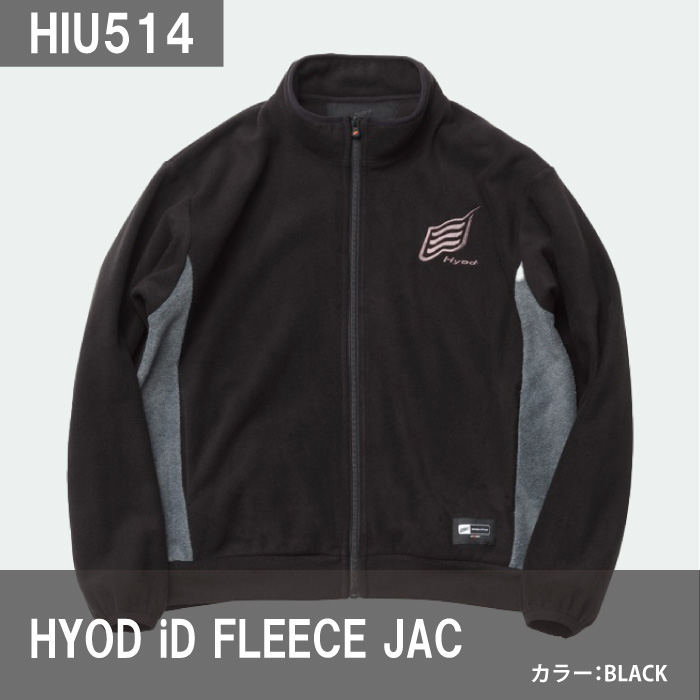 HYOD HIU514 HYOD iD FLEECE JAC BLACK フリース ヒョウドウ｜nankai-kyoto｜11