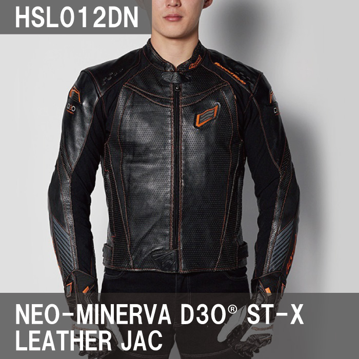 ヒョウドウ HSL012DN NEO-MINERVA D3O ST-X LEATHER JAC BLACK/ORANGE STITCH : 6038  : 京都MC ヤフー店 - 通販 - Yahoo!ショッピング