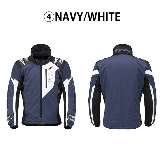 バイクウェア・装備 HYOD DEVAC LITE D3O ST-X JAC NAVY/WHITE HYOD DEVAC LITE D3O ST-X JAC ハーフレザージャケット｜Yahoo