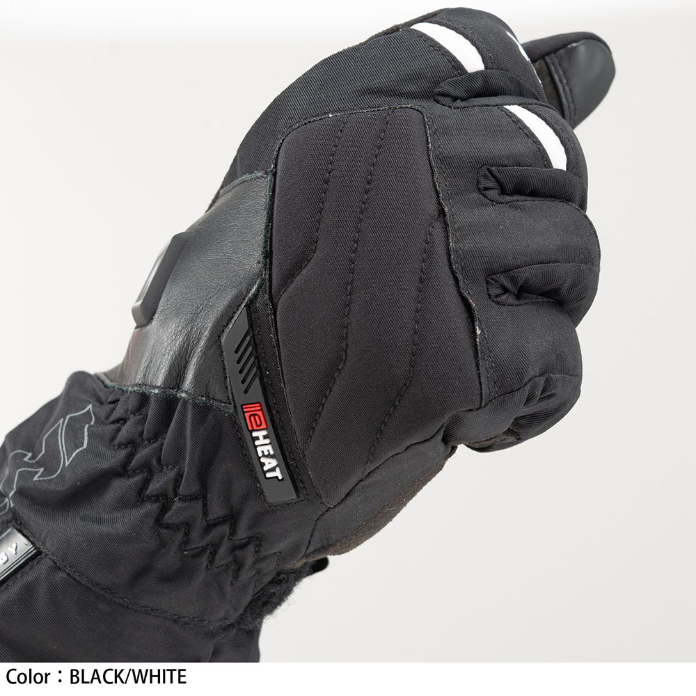 TAICHI eHEAT ブラック電熱グローブMサイズ レディースバイク用電熱グローブ防水/透湿 防寒 2023年モデル 秋冬 RS