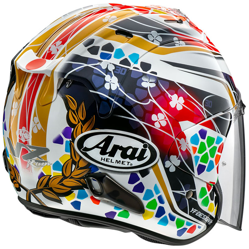 ヘルメット バイク ジェット Arai アライ VZ-RAM NAKAGAMI GP2 ブイゼットラム ナカガミGP2 ジェットヘルメット バイク用