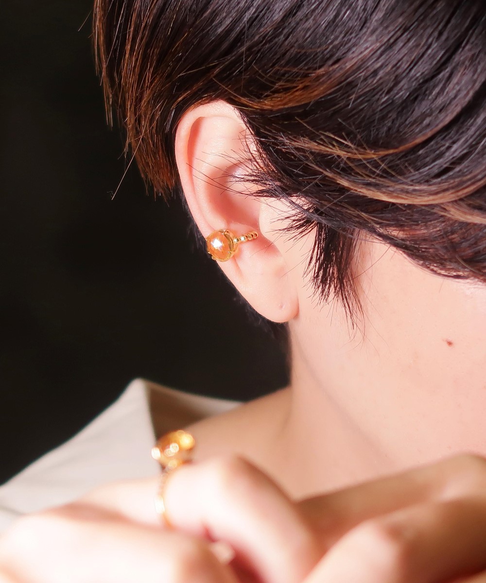 ブルーヒュメ　イヤカフ 天然石 イヤーカフ イヤカフ レディース 18金 18K シルバー925