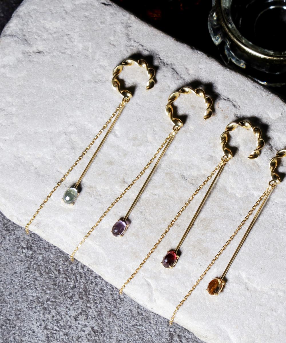 nanotta（ナノッタ） 天然石 イヤーカフ イヤカフ レディース 18金 18K