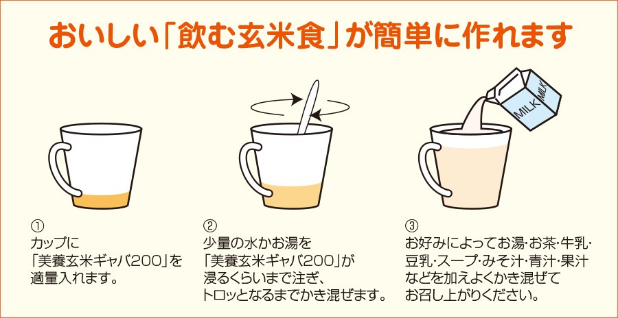 howto飲む玄米食