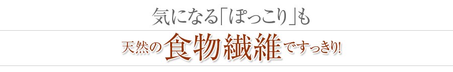 女性に嬉しい成分「食物繊維」