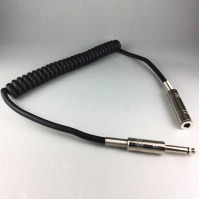 【6個まとめ売り】カール延長コード　5m マイク延長カールコードNZ−EN006C モノラル標準ジャック-標準