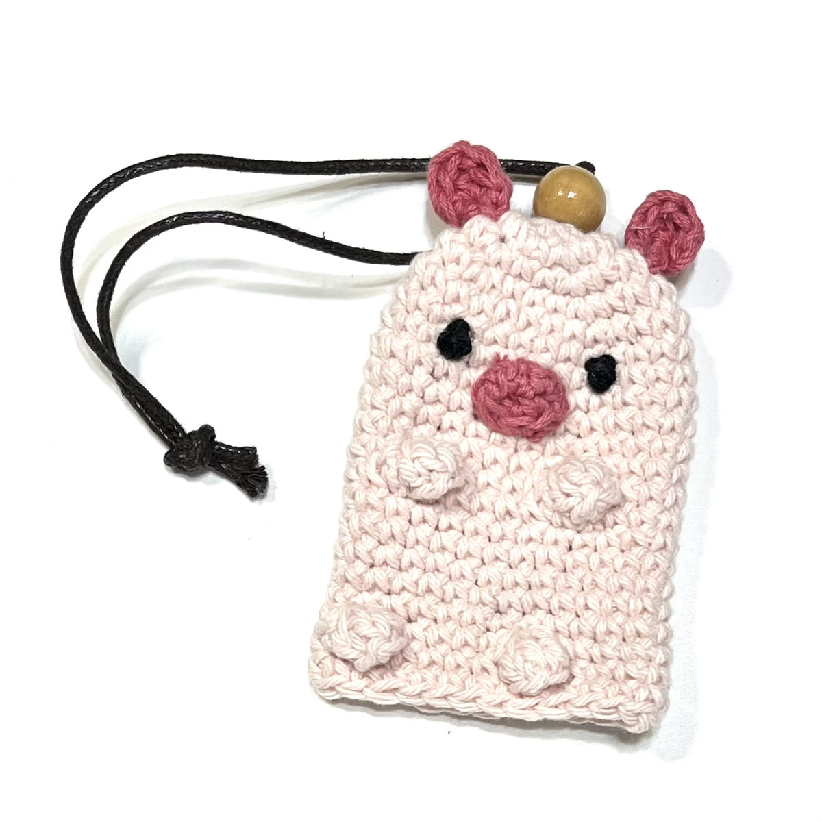 あみぐるみキーホルダー どうぶつキーケース 手編み ハンドメイド