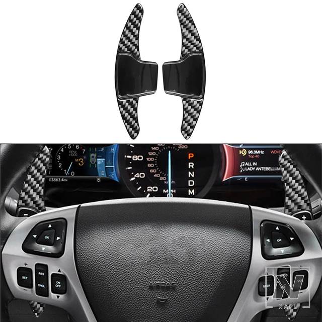 ZAPYVET 2個 車内ステアリングホイールカバートリムアクセサリー