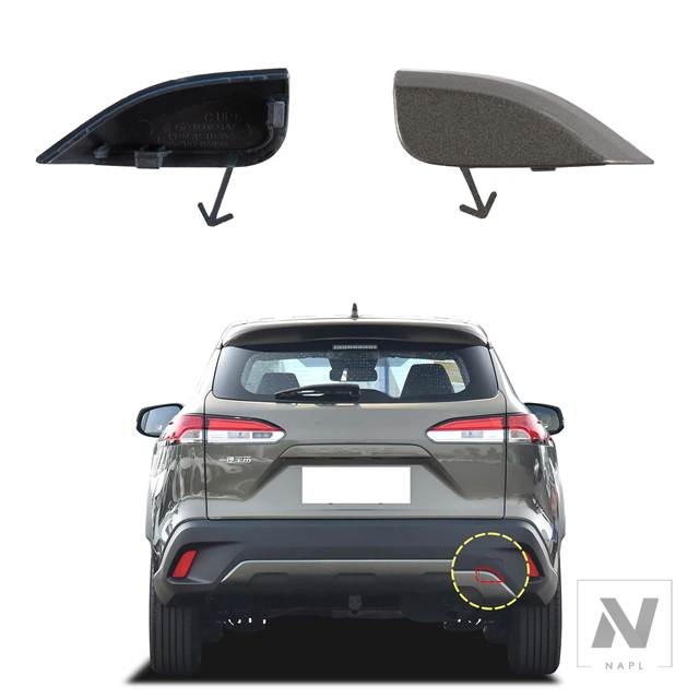 並行輸入品】リアバンパー牽引フックカバーキャップ トヨタ RAV4 2019