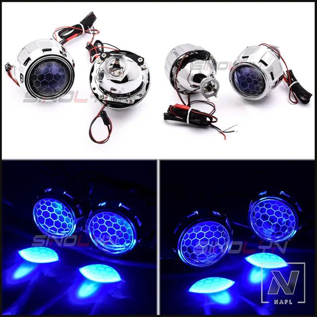 並行輸入品】2.5インチバイキセノンプロジェクターレンズ H7 H4 ヘッド