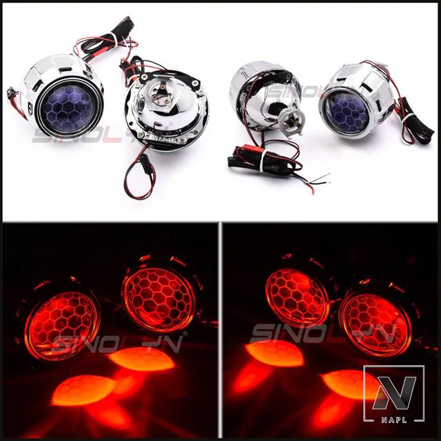 並行輸入品】2.5インチバイキセノンプロジェクターレンズ H7 H4 ヘッド