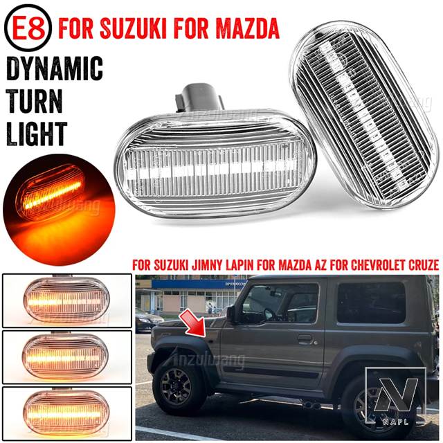 並行輸入品】シボレー マツダ スズキ 2個 ダイナミックサイドマーカー