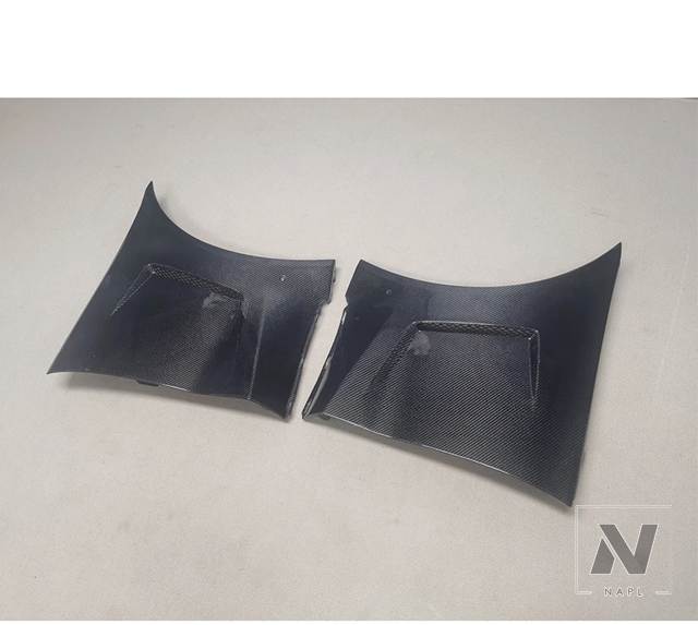 【並行輸入品】スープラ A90 M5K 職人スタイルフロントベントサイドフェンダーウイングカーボン FRP マッドガード PORTECTOR A90 2019-2022の画像