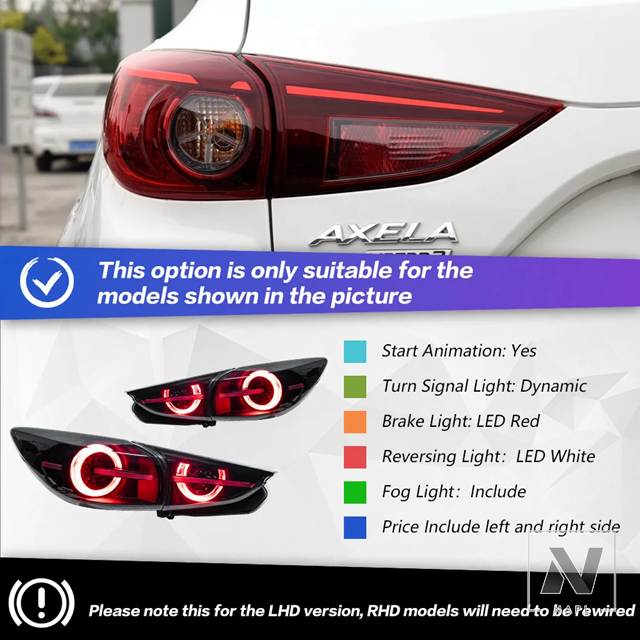 並行輸入品】マツダ テールランプ 3 アクセラ LED テールライト