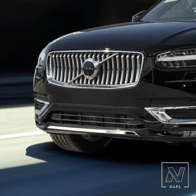 並行輸入品 ボルボ XC90用クローム装飾ステンレスフロントバンパー