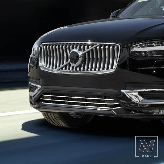 並行輸入品 ボルボ XC90用クローム装飾ステンレスフロントバンパー