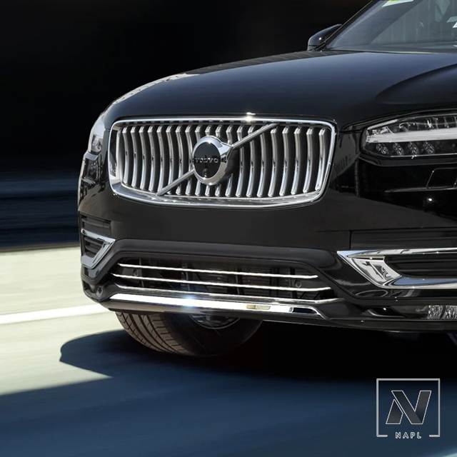 並行輸入品 ボルボ XC90用クローム装飾ステンレスフロントバンパー