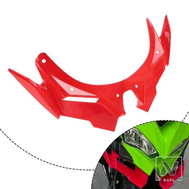 並行輸入品】バイク用 ネイキッドフロントスポイラーウィングレット