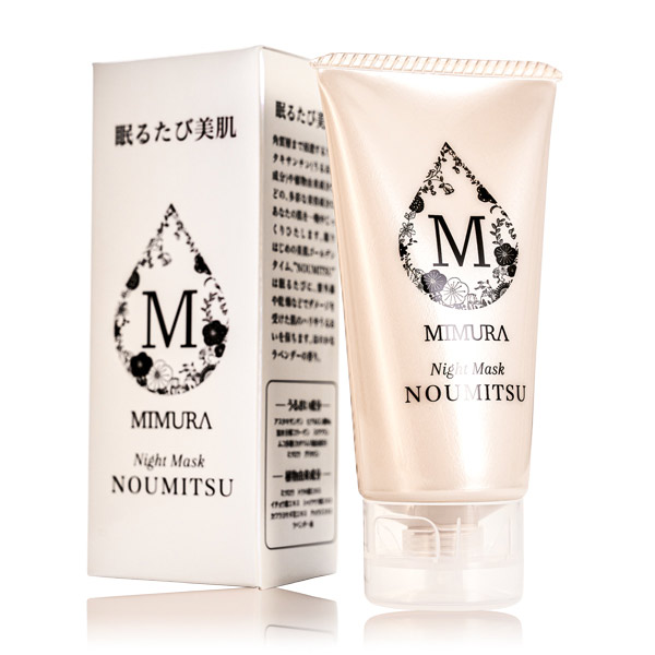 ナイトクリーム アスタキサンチン 『ミムラ ナイトマスクNOUMITSU 48g』 ラベンダーの香り 敏感肌 乾燥肌  スリーピングマスク MIMURA 40代 50代 60代 日本製