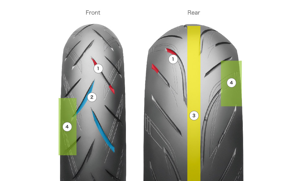 BATTLAX BRIDGESTONE ブリヂストン 前後セットタイヤ HYPERSPORT S21