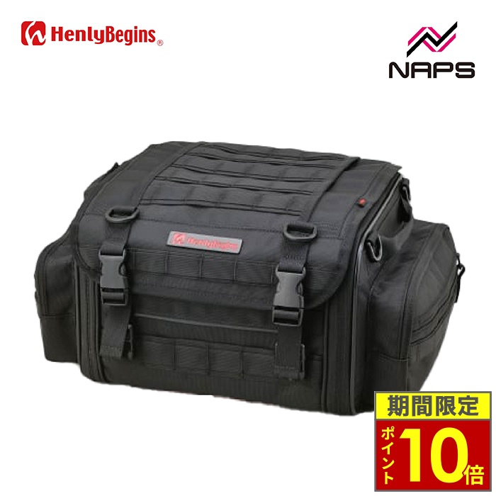 HenlyBegins - ＼尖んがり10倍／ ヘンリービギンズ DH-757 居敷き御徒面子 PROII S大きさ デイトナ 26211 バイク-シートバッグ、リアバッグ-車、バイク、自転車