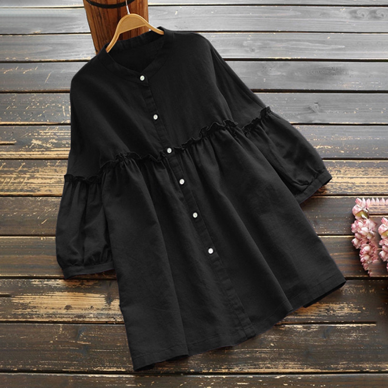 チュニック シャツ ブラウス レディース トップス 無地 ロングシャツ 長袖 春 シャツブラウス アウター 羽織 七分袖 大きいサイズ 体型カバー カジュアル Xblo3133 Mm Shop 通販 Yahoo ショッピング