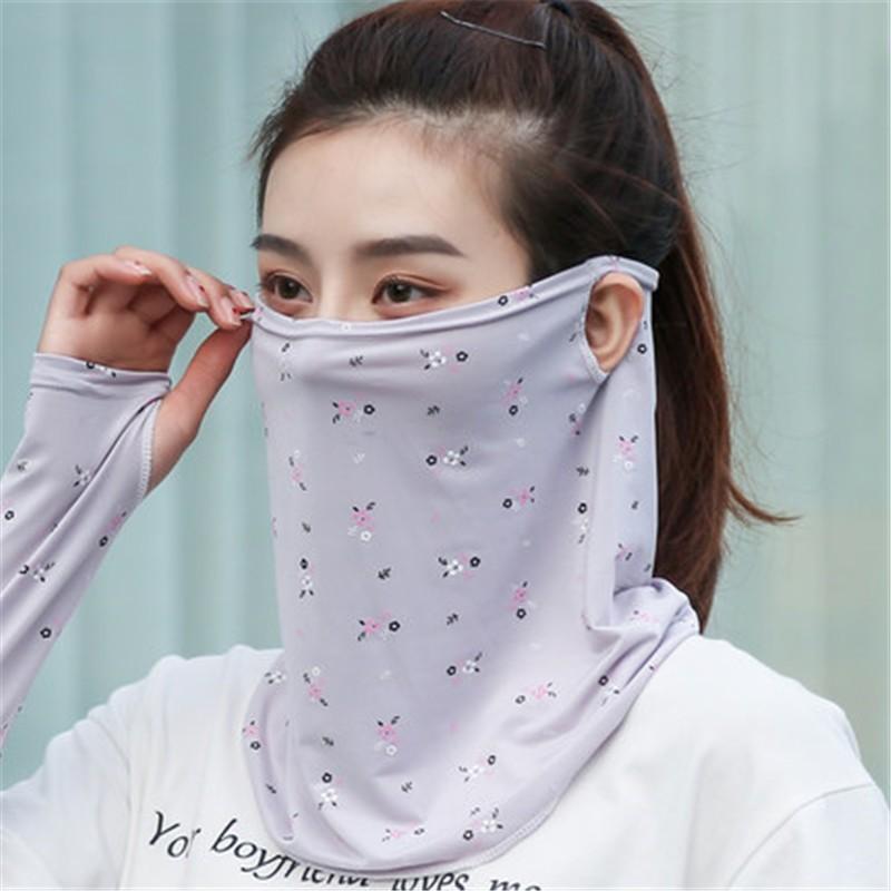冷感 冷感マスク フェイスカバー フェイスマスク マスク UVカットマスク ネットカバー 紫外線予防 紫外線 花柄 息苦しくない 日焼け防止マスク 送料無料|nara-amaken|14
