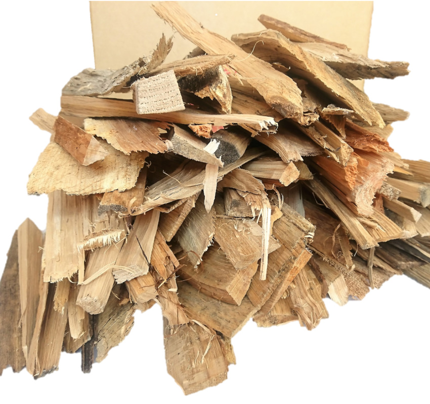 焚き付け用こっぱ（木端材）薪 焚物 広葉樹・一部針葉樹 重さ10kg程度 