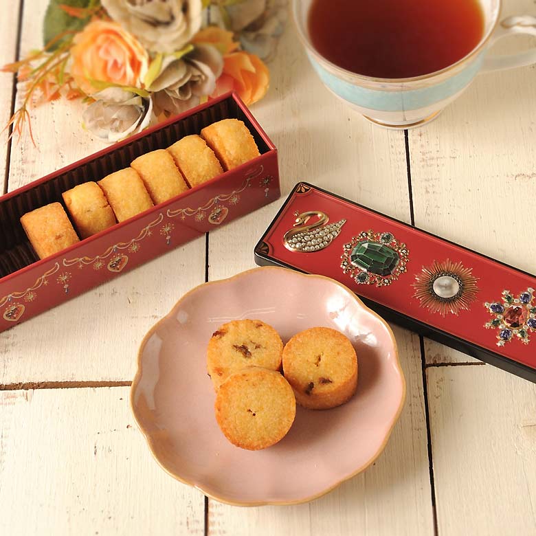お中元 ギフト 焼き菓子 フランスクッキー缶 赤の缶 Patisserie