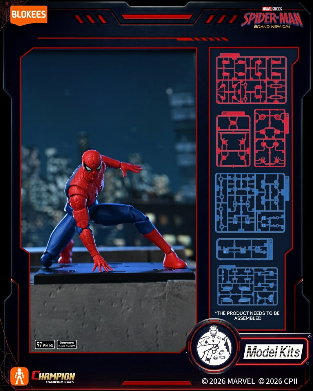 Blokees マーベル CC13 ブランド・ニュー・デイ スパイダーマン 81125